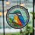 Kingfisher Stained Glass Effect Suncatcher